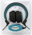 Наушники HQ-Tech AT-SD36 Blue, FM радио, USB/TF/MicroSD MP3 плеейр, EQ, Line-In, LED дисплей, BlisterBox