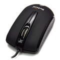 Мышь DeTech BT-2076 Rubber Shiny Black, USB 