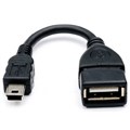 Кабель OTG Mini USB2.0 5P/AF 0,1m Atcom Кабель Mini USB для зарядки смартфонов и подключения к компьютеру (Смартфоны, Фотоапораты, Плеера)