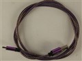 Кабель Micro USB2.0 5P/AM 1m premium, алюминиевые коннектора, оплетка Purple+Gold Кабель для зарядки смартфона, (Lenovo, Samsung, Meizu,Xiaomiи тд) Кабель для подключения смартфона к компьютеру, зарядному устр