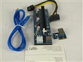 Дополнительный модуль питания для видеокарты Riser PCI-Ex x1 to x16, 6-pin, Version 007, USB 0,6 м