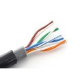 Кабель витая пара UTP 4x2x0.50mm биметалл Ritar КНП Cat. 5e 305м (бухта) для наружной прокладки