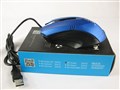 Мышь Merlion MS-Angled Black/Blue USB 2 кнопки+scroll (115х70х40 мм), кабель 115 см
