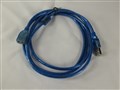Удлинитель USB 2.0 1,8m AM/AF, Blue с феритом 