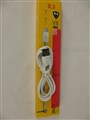 Кабель Micro USB2.0 5P/AM 1м, Ninja GF-008, White, BOX, кабель для зарядки смартфонов