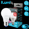 Лампа Ilumia 071 L-10-A60-E27-NW 800Лм, 10Вт, 4000К Лампа аналог ЛОН 80, 800Лм, 10Вт, Е27, 4000К 190-250В Коэффициент мощности 0,5, 2 года гарантии, IP40, угол света 270, 60*110м
