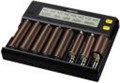 Зарядное устройство от 220V/12V MiBoxer C8, 8 каналов, Ni-Mh/Li-ion(3.6/4.2/4.35)/LiFePO4, LCD, Box