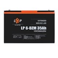 Аккумулятор тяговый 12V 35 Ah LogicPower LP 6-DZM-35 (под винтик) (26,7х7,7х17 см) 