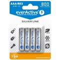 Аккумулятор AAA/(R03) everActive EVHRL03-800, 800mAh, LSD Ni-MH, блистер 4шт, цена за уп., China