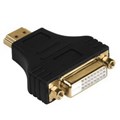 Переходник HDMI(Male) -> DVI(Female), позолота HDMI папа - DVI мама