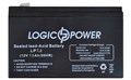 Аккумулятор 12V 7,2Ah LogicPower аккумулятор для весов, фонариков, упс (UPS), электромобилей и тд