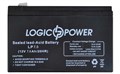 Аккумулятор 12V 7,5Ah LogicPower аккумулятор для весов, фонариков, упс (UPS), электромобилей и тд