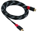 Кабель HDMI-HDMI 19PM/M 1,5m Black-Red (в оплетке)