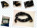 Кабель HDMI-DVI 1,5m с 2-я фильтрами (в оплетке) HDMI -> DVI
