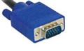 Кабель VGA 10m HD15M/M Black-Blue с 2-я ферритовыми кольцами