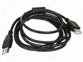 Удлинитель USB 2.0 3m AM/AF, Black, T-T