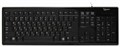 Клавиатура с подсветкой букв Gembird KB-6050LU-W-RUA Black USB Keyboard 3-х цветная подсветка клавиш, черный цвет, белое дно