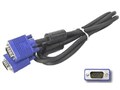 Кабель VGA 1,5m Black с 2-я ферритовыми кольцами