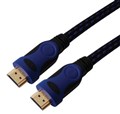 Кабель HDMI-HDMI V-1.4 3m 19PM/M HQ-Tech HDM-040-030 (в оплетке) Кабель HDMI-HDMI (кабель для цифровой передачи изображения и звука одним кабелем)