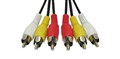 Кабель аудио-видео (композитный) 3RCA(F) to 3RCA(F) 1,8m Black
