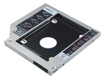 Карман для SSD (HDD2,5') 9,5мм в отсек привода ноутбука SATA to SATA HQ-Tech HQ-Tech HQ-HC09SA/BP Aluminium
