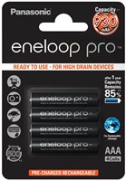 Аккумулятор AAA Panasonic Eneloop Pro BK-4HCDE/4BE, 930mAh, LSD Ni-MH, 4шт в упаковке, Japan(цена за упаковку)
