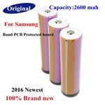 Аккумулятор 18650 Li-Ion Samsung ICR18650-26J M Protected, 2600mAh, 5.2A, 4.2/3.63/2.75V