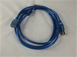 Удлинитель USB 2.0 1,8m AM/AF, Blue с феритом