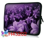 Чехол для планшета/нетбука 12.2' гламур HQ-Tech H202 'Абстракция цветы ультрафиолет', неопреновый 30x23,5см
