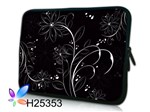 Чехол для планшета/нетбука 10.2' гламур HQ-Tech H353 'Абстракция цветы чб', неопреновый 27,5x22см
