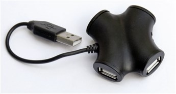 Hub USB Passive T-T 4xUSB 2.0, крестик