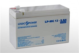 Аккумулятор мультигелевый 12V 9Ah LogicPower LP-MG 12-9
