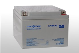 Аккумулятор мультигелевый 12V 26Ah LogicPower LP-MG 12-26