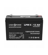 Аккумулятор 6V 12 Ah LogicPower LPM 6-12 Ah