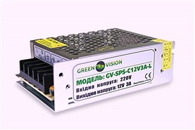 Блок питания 12V 3A импульсный Green Vision GV-SPS-C 12V3A-L