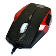 Мышь DeTech G6 Black/Red USB