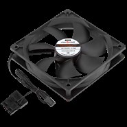 Вентилятор (Cooler) 120 mm LogicFox F12NBD 3pin+4pin Molex, Black