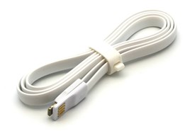 Кабель USB - Lightning для Iphone 5/5s/5C - Ipad 4, LP, МАГНИТНЫЙ белый 1m