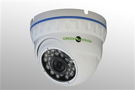 Камера видеонаблюдения купольная IP камера Green Vision GV-001-IP-E-DOS14-20