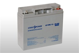 Аккумулятор мультигелевый 12V 20Ah LogicPower LP-MG 12-20