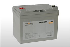 Аккумулятор мультигелевый 12V 33Ah LogicPower LP-MG 12-33
