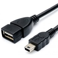 Кабель OTG Mini USB2.0 5P/AF 0,8m Atcom