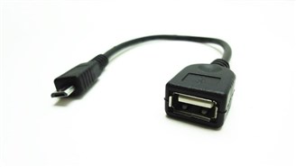 Кабель OTG Micro USB2.0 5P/AF 0,15m LP