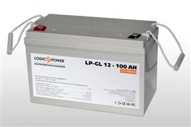 Аккумулятор гелевый 12V 100Ah LogicPower LP-GL 12-100