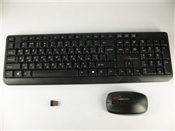 Клавиатура и мышь беспроводные LogicPower LF-KM 104 Combo black