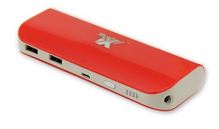 Power Bank HQ-Tech XL 5508 Red, 10400 mAh (реальные LG), 5.1V/2.1A, Box