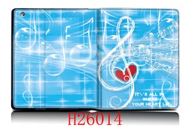 Чехол для iPad2 гламур HQ-Tech 26014 Абстракция музыка