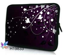Чехол для планшета/нетбука 11.6-12 гламур HQ-Tech H19833 Абстракция цветы синие неопреновый 30x23,5см