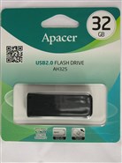 USB Flash Drive 32Gb Apacer325 USB2.0 Black (AP32GAH325B-1)