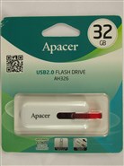 USB Flash Drive 32Gb Apacer AH326 USB2.0 White (AP32GAH326W-1)